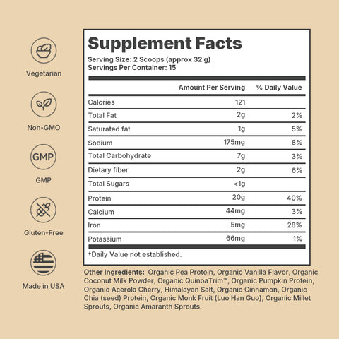 Organic Clean Protein - 480g