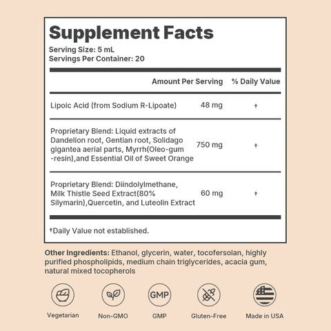 Lipo Liver Sauce - Liver Detox & Cleanse - 100ml